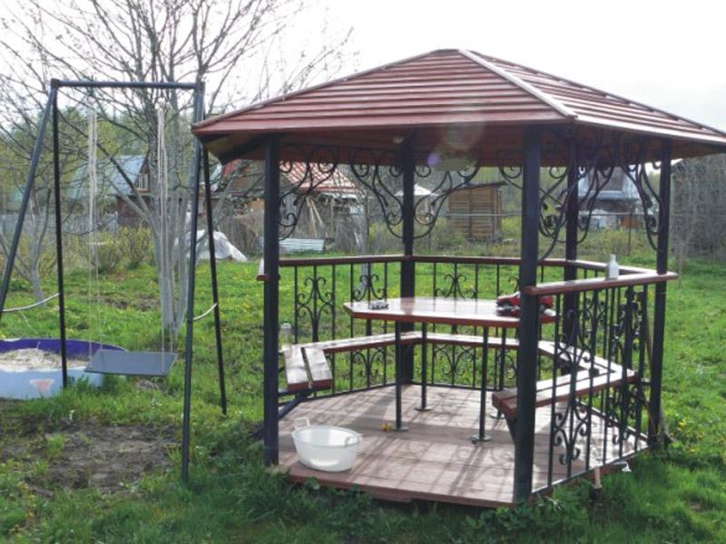 Беседки из металла